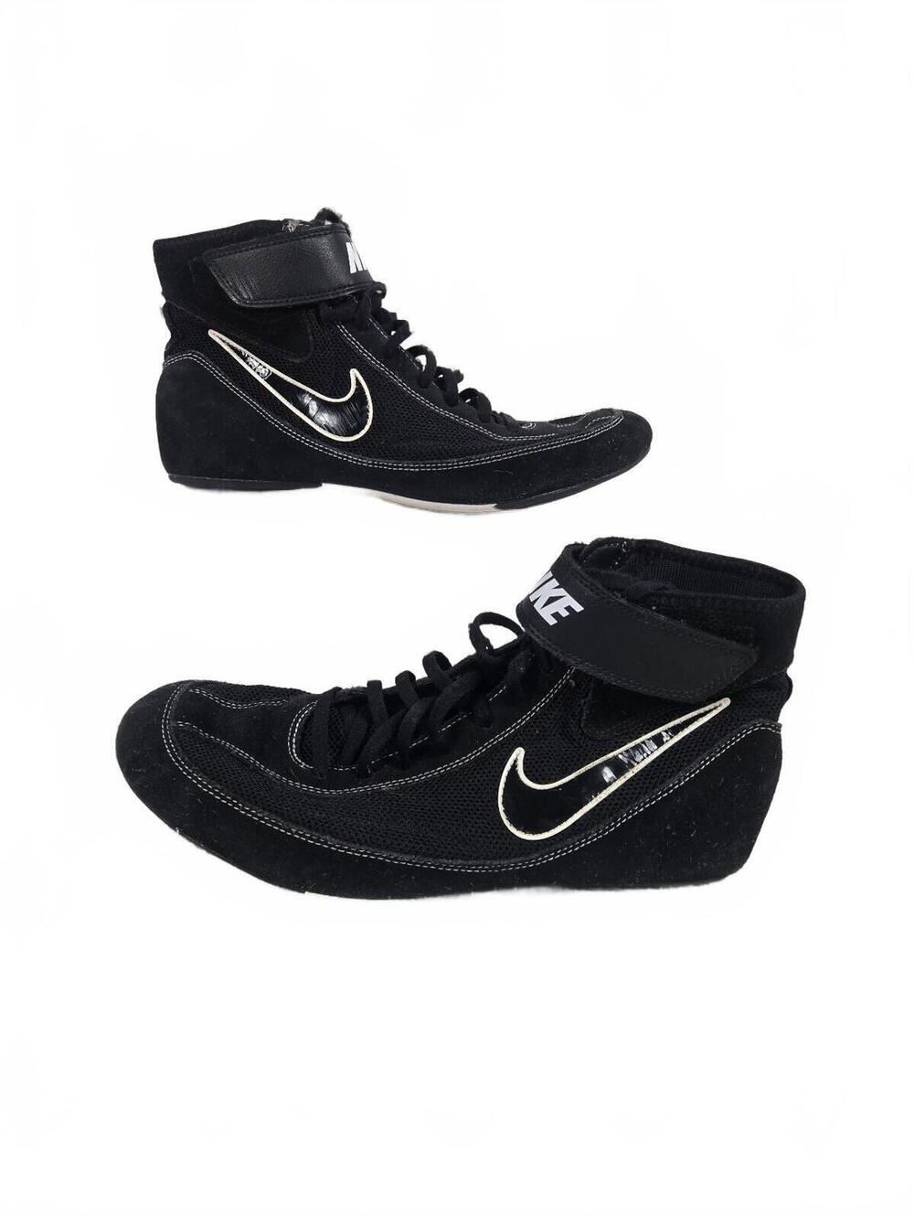 Nike Speedsweep VII Black White Wrestling Shoes GUC Men's 11